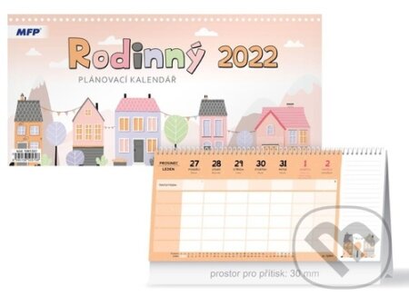 Rodinný plánovací 2022 - stolní kalendář, MFP, 2021
