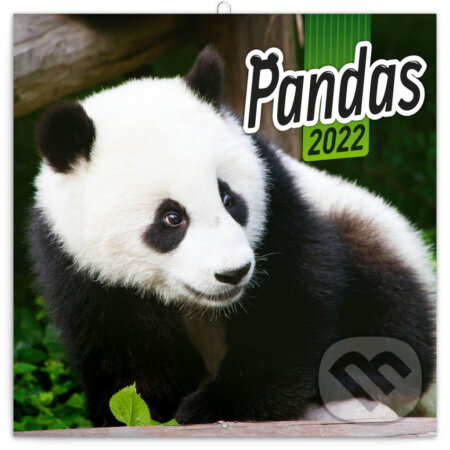 Poznámkový kalendár Pandas 2022, Presco Group, 2021