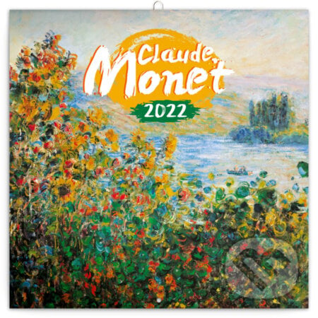 Poznámkový kalendár Claude Monet 2022, Presco Group, 2021