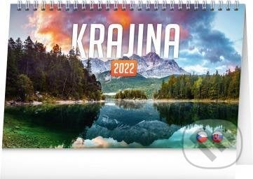 Stolní kalendář / stolový kalendár Krajina 2022, Presco Group, 2021