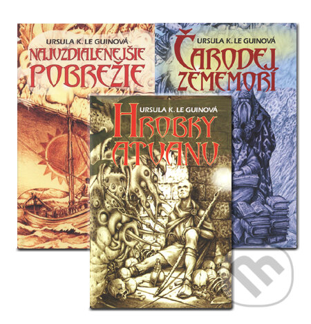Kniha: Čarodej Zememorí + Hrobky Atuanu + Najvzdialenejšie pobrežie (Ursula K. Le Guin) Kniha: Čarodej Zememorí + Hrobky Atuanu + Najvzdialenejšie pobrežie (Ursula K. Le Guin)