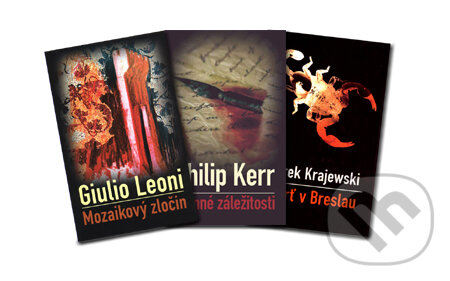 Kniha: Smrť v Breslau + Temné záležitosti + Mozaikový zločin (Slovart). Slovart Kniha: Smrť v Breslau + Temné záležitosti + Mozaikový zločin (Slovart). Slovart