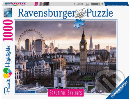 Puzzle: Londýn (Ravensburger). Ravensburger, 2020 Puzzle: Londýn (Ravensburger). Ravensburger, 2020