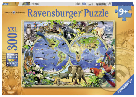 Puzzle: Svět zvířat (Ravensburger). Ravensburger, 2020 Puzzle: Svět zvířat (Ravensburger). Ravensburger, 2020