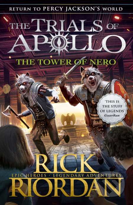 Kniha: The Tower of Nero (Rick Riordan). Puffin Books, 2021 Kniha: The Tower of Nero (Rick Riordan). Puffin Books, 2021