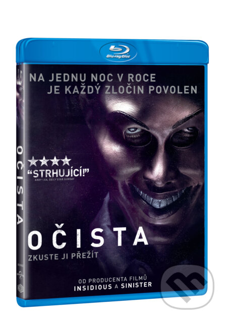 Film: Očista (James DeMonaco) (Blu-ray). Magicbox, 2021 Film: Očista (James DeMonaco) (Blu-ray). Magicbox, 2021