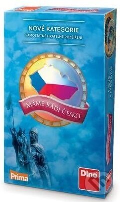 Společenská hra: Máme rádi Česko - Nové kategorie (Dino). Dino, 2021 Společenská hra: Máme rádi Česko - Nové kategorie (Dino). Dino, 2021