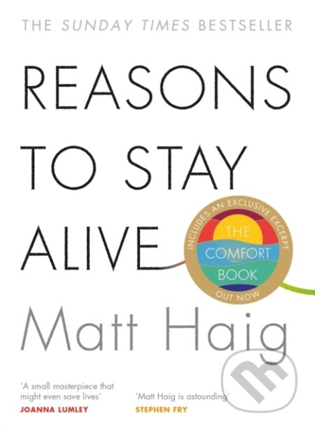 E-kniha: Reasons to Stay Alive (Matt Haig). Canongate Books, 2015 E-kniha: Reasons to Stay Alive (Matt Haig). Canongate Books, 2015
