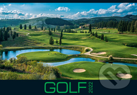 Nástenný kalendár Golf 2022, Spektrum grafik, 2021