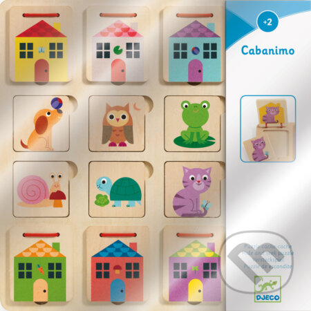 Cabanimo (drevené priraďovacie puzzle), Djeco, 2021