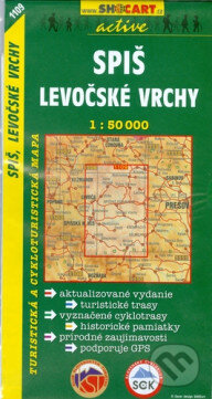 Spiš, Levočské vrchy 1:50 000 (SHOCart). SHOCart, 2018 Spiš, Levočské vrchy 1:50 000 (SHOCart). SHOCart, 2018