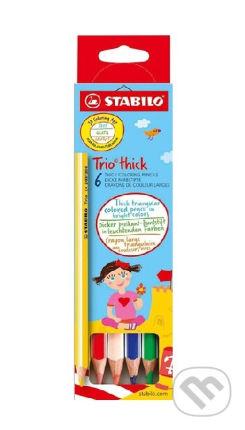 Pastelky STABILO Trio silné, sada 6 ks (STABILO). STABILO, 2021 Pastelky STABILO Trio silné, sada 6 ks (STABILO). STABILO, 2021