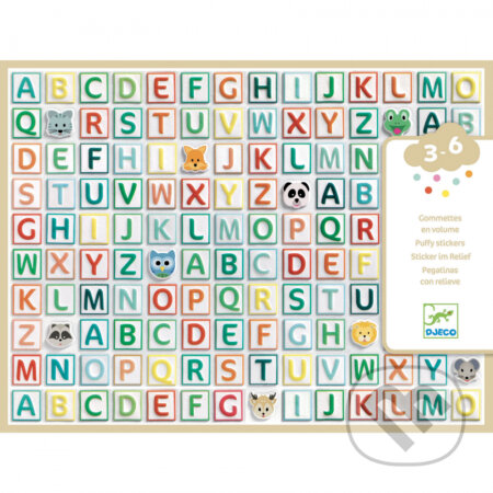 Spoločenská hra: Samolepky: Abeceda (Djeco). Djeco, 2021 Spoločenská hra: Samolepky: Abeceda (Djeco). Djeco, 2021