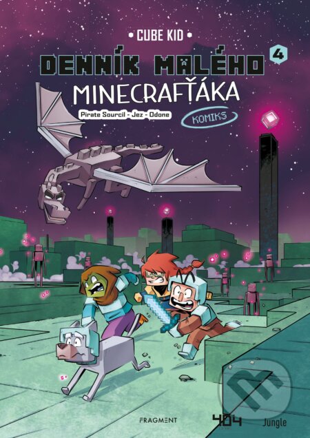 Kniha: Denník malého Minecrafťáka: komiks 4 (Cube Kid). Fragment, 2021 Kniha: Denník malého Minecrafťáka: komiks 4 (Cube Kid). Fragment, 2021