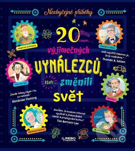 Kniha: 20 výjimečných vynálezců, kteří změnili svět (Klub čtenářů). Klub čtenářů, 2021 Kniha: 20 výjimečných vynálezců, kteří změnili svět (Klub čtenářů). Klub čtenářů, 2021