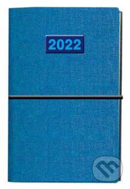 Mini diár Duo 2022 - modrý, Spektrum grafik, 2021