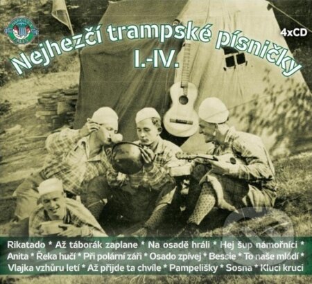 Hudební CD: Nejhezčí trampské písničky I.-IV. (Multisonic). Multisonic, 2021 Hudební CD: Nejhezčí trampské písničky I.-IV. (Multisonic). Multisonic, 2021