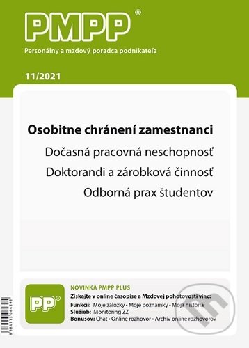 PMPP 11/2021 (Poradca podnikateľa). Poradca podnikateľa, 2021 PMPP 11/2021 (Poradca podnikateľa). Poradca podnikateľa, 2021