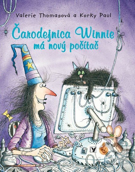 Kniha: Čarodejnica Winnie má nový počítač (Paul Korky a Valerie Thomas). Albatros SK, 2011 Kniha: Čarodejnica Winnie má nový počítač (Paul Korky a Valerie Thomas). Albatros SK, 2011