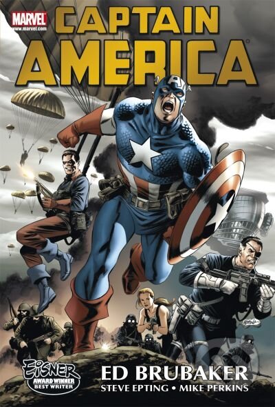 Kniha: Captain America omnibus 1 (Ed Brubaker, Mike Perkins a Steve Epting). BB/art, 2011 Kniha: Captain America omnibus 1 (Ed Brubaker, Mike Perkins a Steve Epting). BB/art, 2011