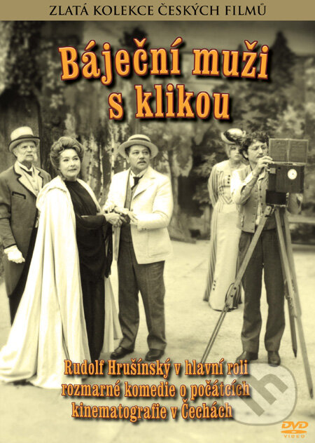 Film: Báječní muži s klikou (Jiří Menzel) (DVD). Bonton Film, 1978 Film: Báječní muži s klikou (Jiří Menzel) (DVD). Bonton Film, 1978