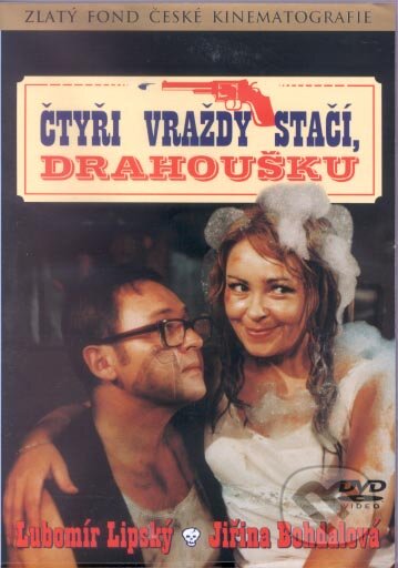 Film: Čtyři vraždy stačí, drahoušku (Oldřich Lipský) (DVD). Bonton Film, 1970 Film: Čtyři vraždy stačí, drahoušku (Oldřich Lipský) (DVD). Bonton Film, 1970