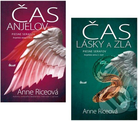 Kniha: Čas anjelov + Čas lásky a zla (kolekcia) (Anne Rice). Ikar, 2011 Kniha: Čas anjelov + Čas lásky a zla (kolekcia) (Anne Rice). Ikar, 2011