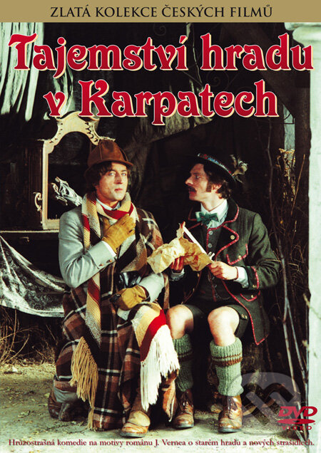 Film: Tajemství hradu v Karpatech (Oldřich Lipský) (DVD). Bonton Film, 1981 Film: Tajemství hradu v Karpatech (Oldřich Lipský) (DVD). Bonton Film, 1981