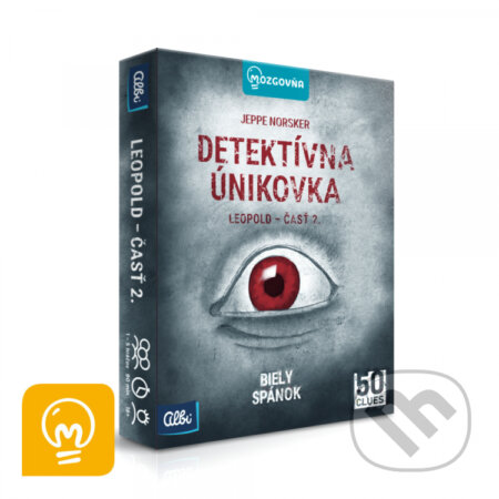 Spoločenská hra: Detektívná únikovka diel 2.: Biely spánok (Albi). Albi, 2021 Spoločenská hra: Detektívná únikovka diel 2.: Biely spánok (Albi). Albi, 2021
