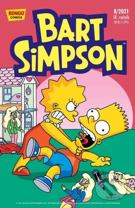 Simpsonovi - Bart Simpson 8/2021 (Crew). Crew, 2021 Simpsonovi - Bart Simpson 8/2021 (Crew). Crew, 2021