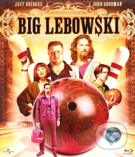 Film: Big Lebowski (Ethan Coen a Joel Coen) (Blu-ray). Bonton Film, 1998 Film: Big Lebowski (Ethan Coen a Joel Coen) (Blu-ray). Bonton Film, 1998