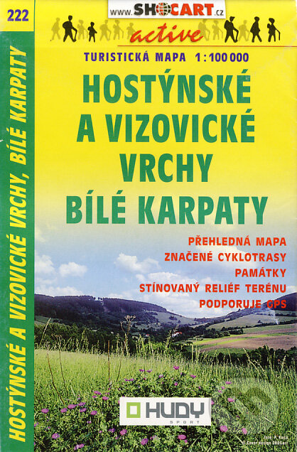 Hostýnské a Vizovické vrchy, Bílé Karpaty 1:100 000 (SHOCart). SHOCart, 2007 Hostýnské a Vizovické vrchy, Bílé Karpaty 1:100 000 (SHOCart). SHOCart, 2007
