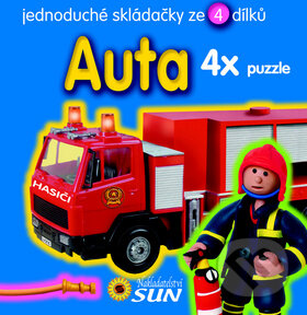Kniha: Auta - 4x puzzle (SUN). SUN, 2009 Kniha: Auta - 4x puzzle (SUN). SUN, 2009