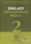 Kniha: Základy obchodného práva 2 (Lucia Žitňanská a Oľga Ovečková). Wolters Kluwer (Iura Edition), 2010 Kniha: Základy obchodného práva 2 (Lucia Žitňanská a Oľga Ovečková). Wolters Kluwer (Iura Edition), 2010