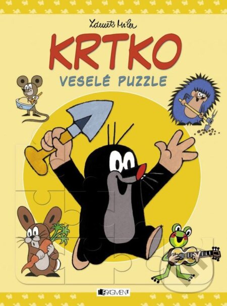 Kniha: Krtko - Veselé puzzle (Zdeněk Miler). Fragment, 2011 Kniha: Krtko - Veselé puzzle (Zdeněk Miler). Fragment, 2011
