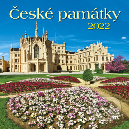 České památky  2022 - nástěnný kalendář, ERVÍN BURDA, 2021