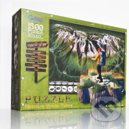 Puzzle: Maľované Vysoké Tatry (Giftio). Giftio, 2021 Puzzle: Maľované Vysoké Tatry (Giftio). Giftio, 2021