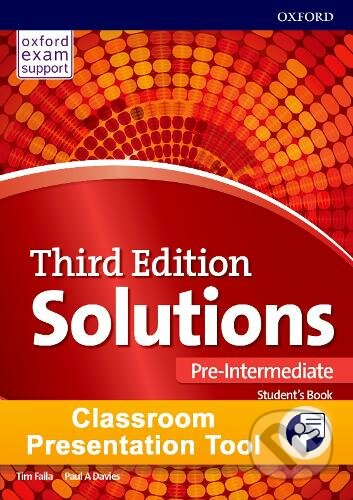 Maturita Solutions Pre-Intermediate: Classroom Presentation Tool (Oxford University Press). Oxford University Press, 2017 Maturita Solutions Pre-Intermediate: Classroom Presentation Tool (Oxford University Press). Oxford University Press, 2017