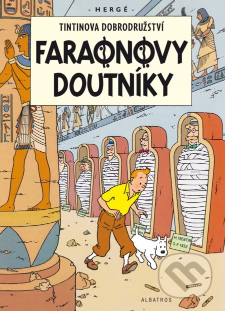 Kniha: Faraonovy doutníky (Hergé). Albatros CZ, 2021 Kniha: Faraonovy doutníky (Hergé). Albatros CZ, 2021