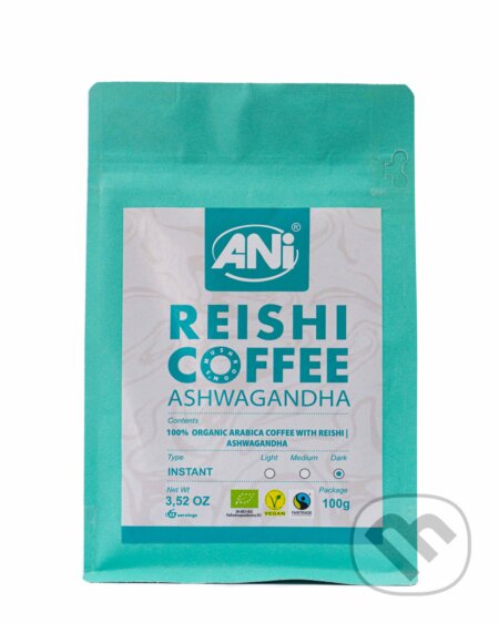 ANi Reishi Bio Coffee Ashwagandha 100g instantná, Ani