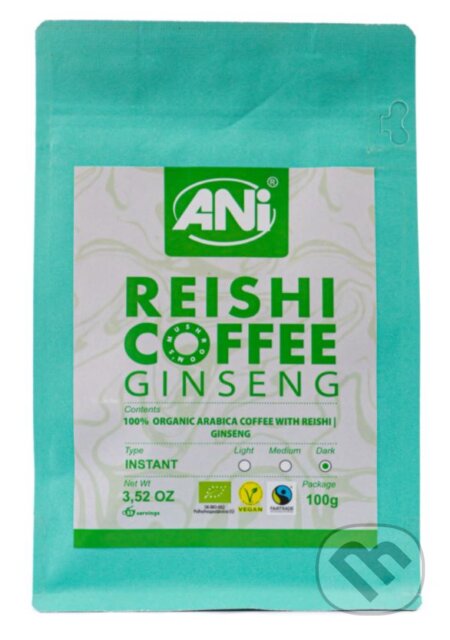 ANi Reishi Bio Coffee Ginseng 100g instantná, Ani
