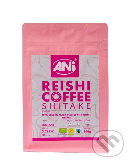 ANi Reishi Bio Coffee Shitake 100g instantná, Ani