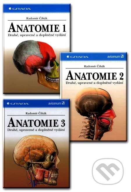 Kniha: Anatomie 1, 2, 3 - kolekcia (Radomír Čihák). Grada, 2002 Kniha: Anatomie 1, 2, 3 - kolekcia (Radomír Čihák). Grada, 2002