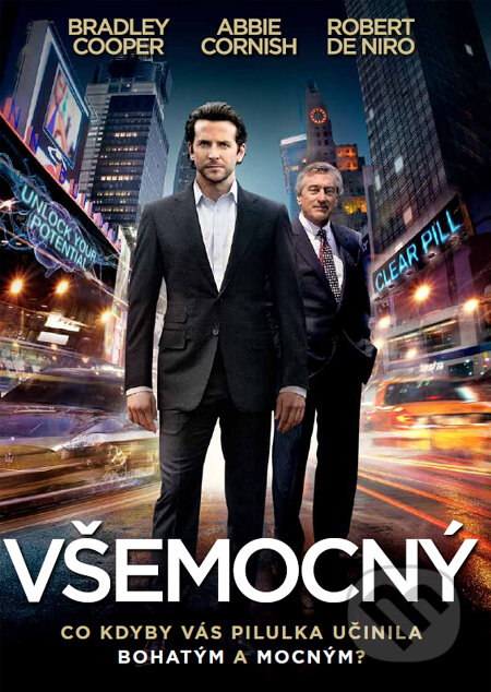 Film: Všemocný (Neil Burger) (DVD). Hollywood, 2011 Film: Všemocný (Neil Burger) (DVD). Hollywood, 2011