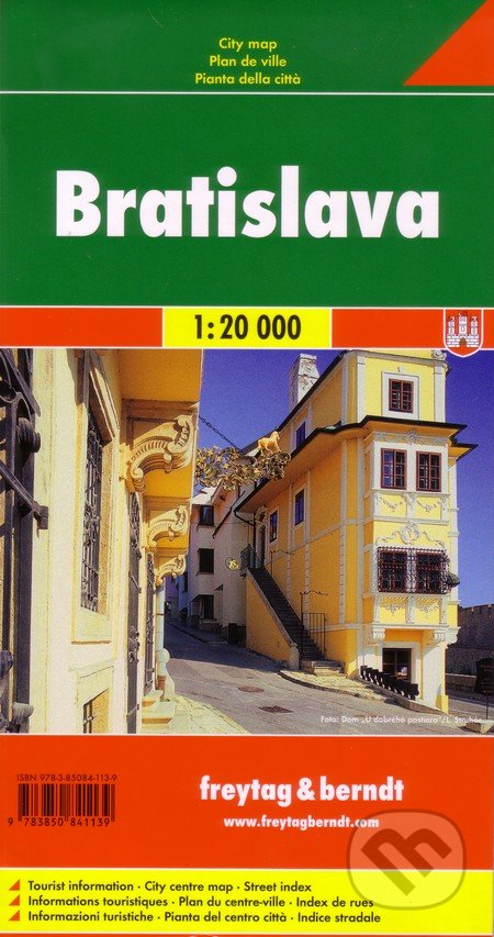Bratislava 1 : 20 000, freytag&berndt, 2019