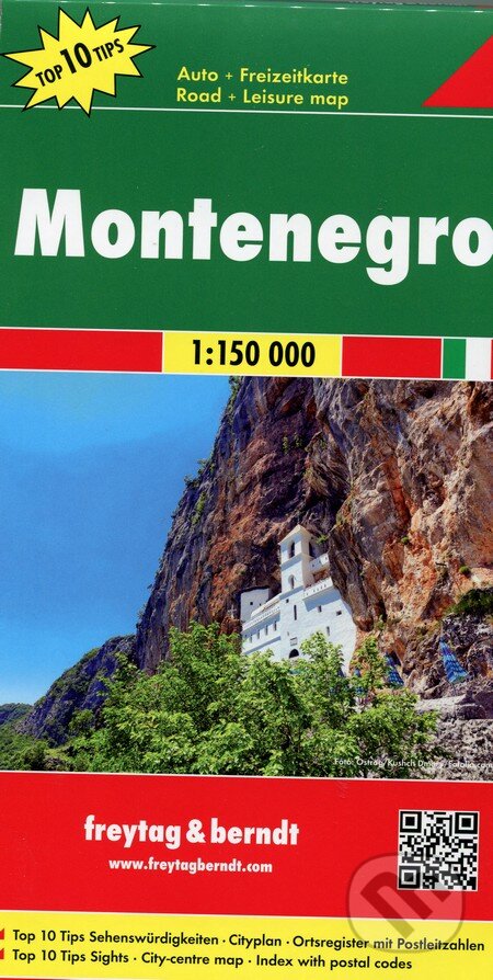Montenegro 1:150 000 (freytag&berndt). freytag&berndt, 2018 Montenegro 1:150 000 (freytag&berndt). freytag&berndt, 2018