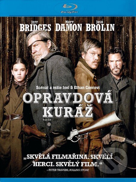 Film: Opravdová kuráž (Henry Hathaway, Ethan Coen a Joel Coen) (Blu-ray). Magicbox, 2010 Film: Opravdová kuráž (Henry Hathaway, Ethan Coen a Joel Coen) (Blu-ray). Magicbox, 2010