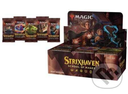 Společenská hra: Magic: The Gathering: Strixhaven School of Mages - Draft Booster (ADC BF). ADC BF, 2021 Společenská hra: Magic: The Gathering: Strixhaven School of Mages - Draft Booster (ADC BF). ADC BF, 2021