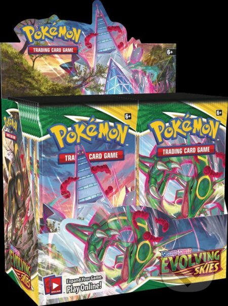 Spoločenská hra: Pokémon TCG: Sword and Shield 07 Evolving Skies - Booster (Pokemon). Pokemon, 2021 Spoločenská hra: Pokémon TCG: Sword and Shield 07 Evolving Skies - Booster (Pokemon). Pokemon, 2021