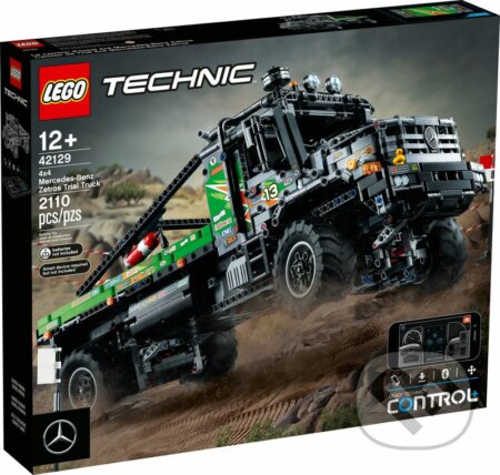 Spoločenská hra: LEGO® Technic 42129 Nákladiak Mercedes-Benz Zetros 4 x 4 (LEGO). LEGO, 2021 Spoločenská hra: LEGO® Technic 42129 Nákladiak Mercedes-Benz Zetros 4 x 4 (LEGO). LEGO, 2021